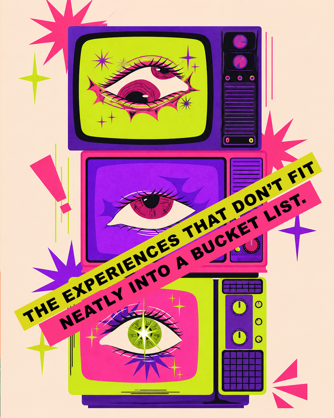 Illustration: the experiences that don't fit neatly into a bucket list
